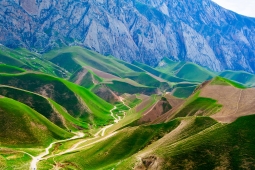 Mountains in Balkh Province Afghanistan