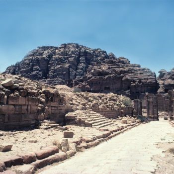 Caption: Remains of Roman roads | Country: Jordan | Copyright: UNESCO Roman roads